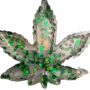 Green “LEAF” Ashtray